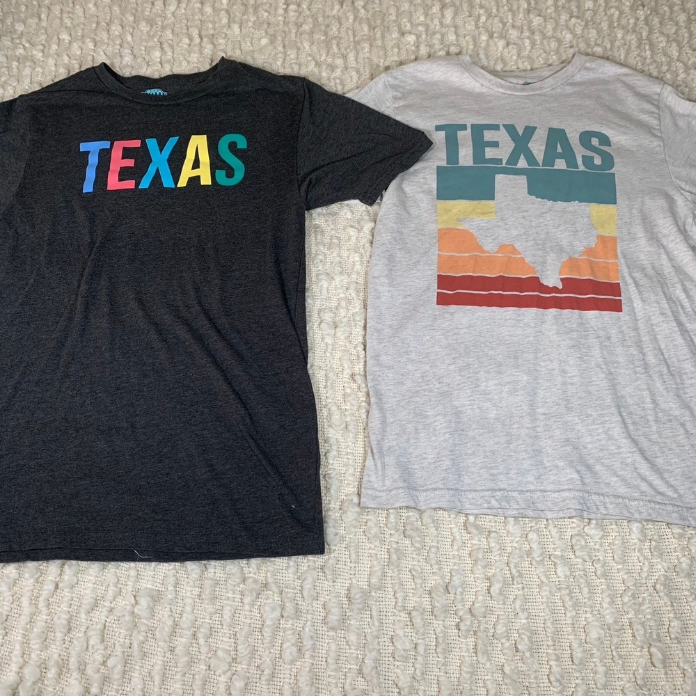 women's Small Texas Graphic T-Shirt Bundle Retro‎ Sunset western